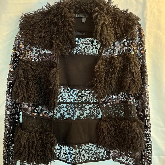 DiktonsBARCELONA FURRY SEQUENCE CARDIGAN - Picture 1 of 5